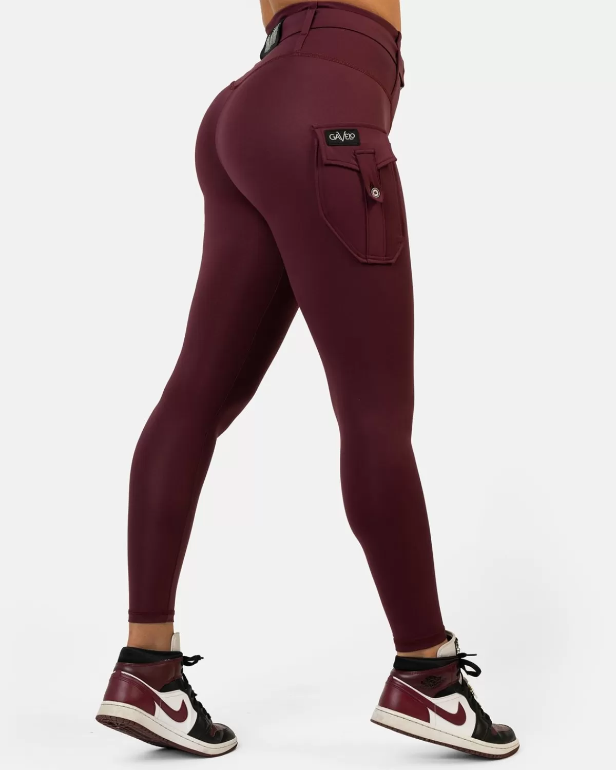 Cargo Leggings Burgundy^Gavelo Cheap