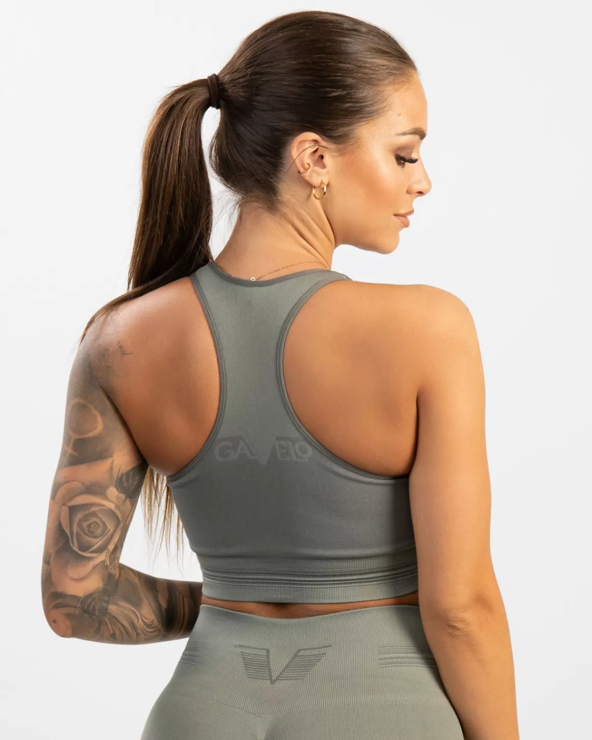 Pulse Nude Olive Grey Seamless Top^Gavelo Outlet