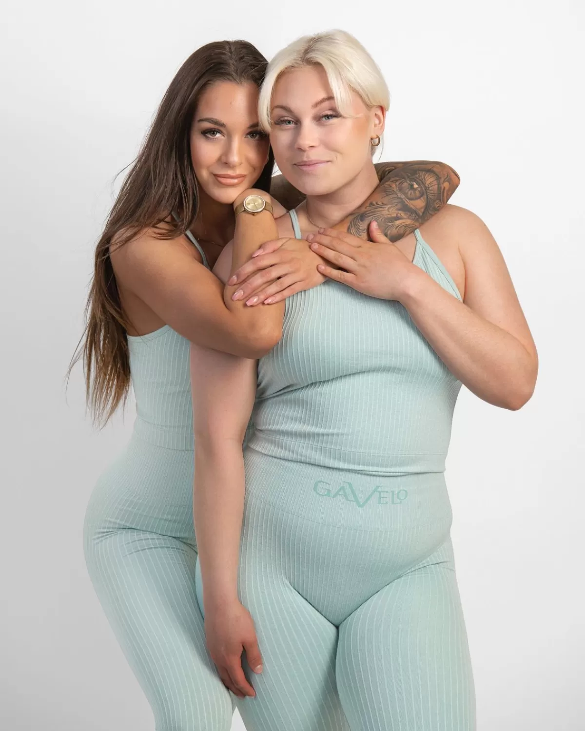 Seamless Ribbed Pistage Melange Linne^Gavelo Flash Sale