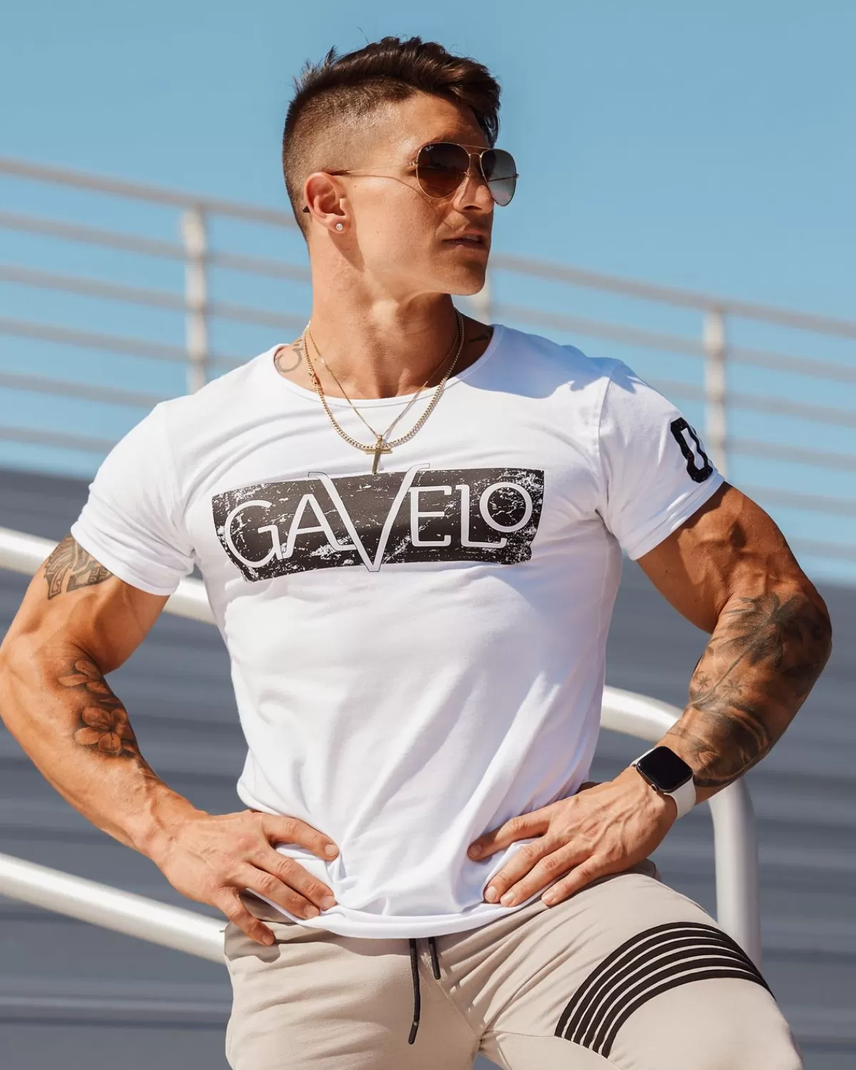 Sports Tee White^Gavelo Hot